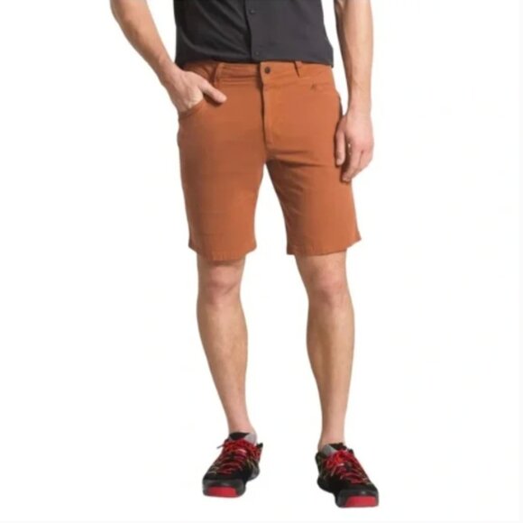 The North Face North Dome Shorts Mens Size 36 Long Inseam 11" Rust Orange - Picture 1 of 14